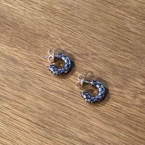 John Hardy Dot Huggies Style Hoop Earrings